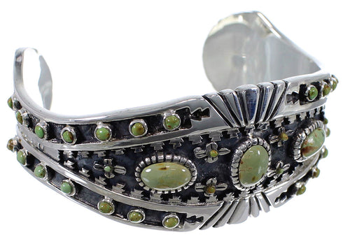 Sterling Silver Southwest Turquoise Cuff Bracelet Jewelry CX47775